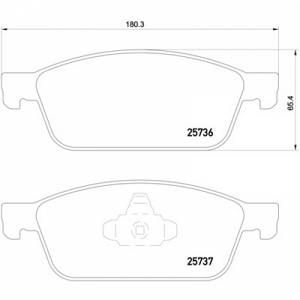 Brembo 4 plaquettes de frein P24157