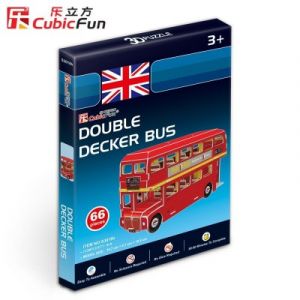 CubicFun Puzzle 3D S&eacute;rie Mini - Bus Londonien (Difficult&eacute; 2/8) Cubic Fun