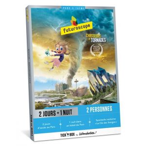 Image de Billets Futuroscope – Coffret cadeau Tick’nBox – 2 entrées pour une journée au Futuroscope + 1 nuit dans un hôtel à proximité du parc. Tick’nBox est r