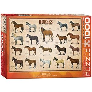 Eurographics Horses 1000 Piece Puzzle