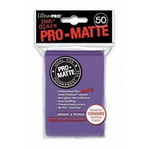 Ultra Pro 330585 - Jeu De Cartes - Housse De Protection - Pro-Matte - Pourpre - D12