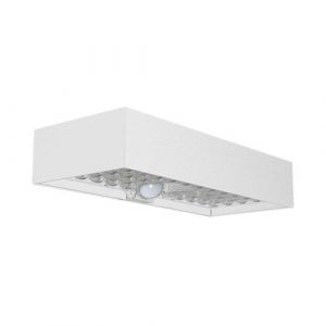 V-TAC Applique murale solaire LED avec détecteur LED/6W/3,7V IP65 4000K blanc