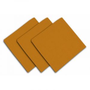 Soleil d'Ocre Lot de 3 serviettes de table - L 45 x l 45 cm - Panama - Jaune - Livraison gratuite