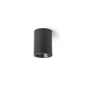 Red Spot de plafond cylindrique eileen noir 230V GU10 35W IP65