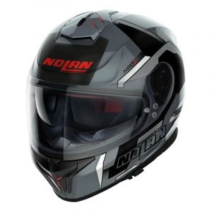 Nolan Casque int&eacute;gral N80-8 Wanted N-Com 076 slate grey/white/black-