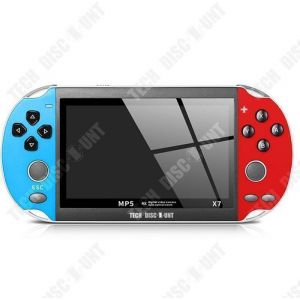 Console de jeu portable - TECH DISCOUNT - X7 - &Eacute;cran 4,3 pouces - Double joystick - 200 jeux int&eacute;gr&eacute;s