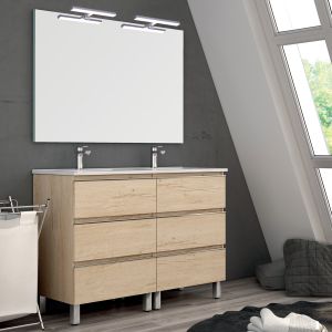-10% - Cosyneo - Meuble de salle de bain 120cm - PALMA