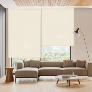 Blindecor Ara Store Enrouleur Transparent Uni 120 X 250 cm Beige - 110210625