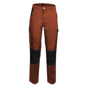 Pantalon de Travail Femme Terracotta - Fashion Sécurité - Résistant, Confortable et Tendance - Bricolage et Jardinage - 46
