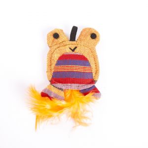 Martin Sellier Jouet peluche pour chat grenouille