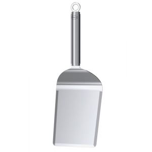 Rösle Spatule à plancha large, de haute qualité avec bords arrondis pour retourner la viande et les légumes, acier inoxydable 18/10, lavable au lave-vaisselle