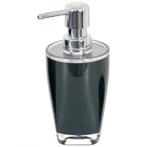 MSV Distributeur de savon Acrylique TAHITI Noir