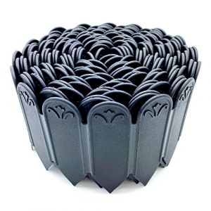 GardenSkill Bordure Jardin Exterieur 10 m, Flexible Bordurette de Pelouse Bordure de Gazon Palissade pour Allée de Jardin, Parterre