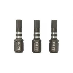 Embouts de visseuse à choc Erbauer H4 x 25mm, lot de 3