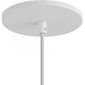 Creative cables Rosace encastrable au Plafond avec 1 Trou Central - Blanc Mat