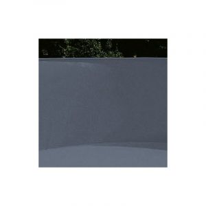 Trigano Liner gris pour piscine m&eacute;tal int&eacute;rieur &Oslash; 4,60 x 1,32 m - Gris