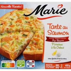 Marie Tarte saumon l&eacute;gumes, surgel&eacute;s