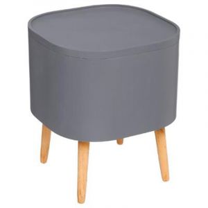 Image de Table d'Ap Design "Zaël" 43cm Gris Prix