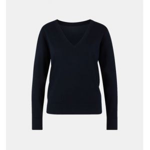 Galeries Lafayette Pull Nya droit col V fibres Ecovero