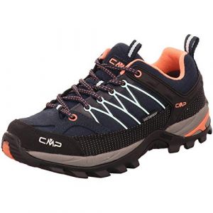 CMP Chaussures de trekking Rigel Low Wmn Wp pour femme, Nero Glacier, 37 EU