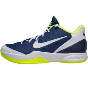 Nike Chaussures Air Zoom HyperAttack bleu nuit/blanc/jaune fluo