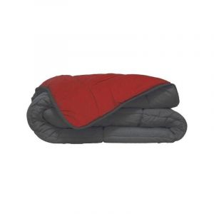 Poyet motte HUDSON Couette légère Microfibre 200g/m² 220x240cm Gris & Rouge