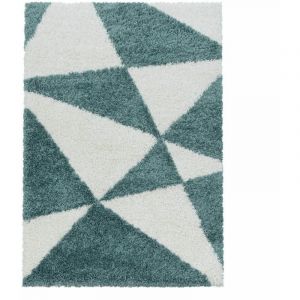 Image de Bobochic Tapis shaggy SIDI 60x110 Bleu - Bleu