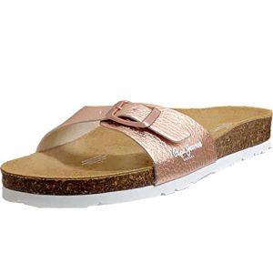 Pepe Jeans Pour femme. Sandales anatomiques Oban Smart rose