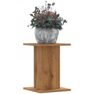 VidaXL Supports Pour Plantes 2 Pcs Chêne Artisanal Bois D'ingénierie