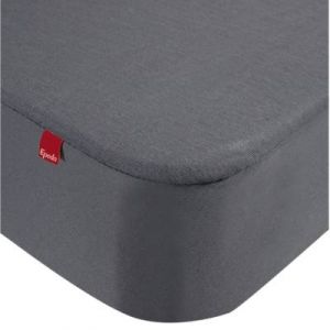 Image de Epeda Drap housse prot&egrave;ge matelas imperm&eacute;able 2 en 1 gris 80x190/200