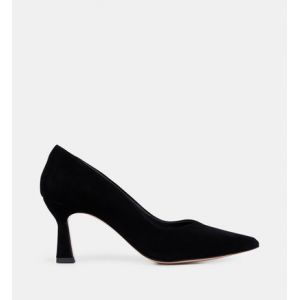 Galeries Lafayette Escarpins Rima cuir suede Noir - Couleur Noir - Taille 39