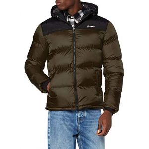 Schott NYC Mixte Utah2 Doudoune, Kaki, XS EU
