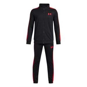 Under Armour Survêtement UA Rival Knit - Noir/Rouge Racer/Rouge Racer - YXS