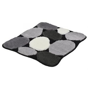 Kleine Wolke 8972926331 Stone Tapis de bain Noir 65 x 55 cm