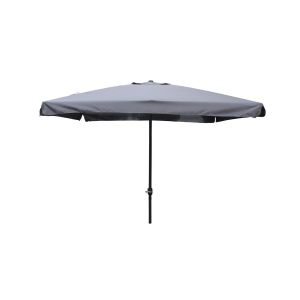 Concept-Usine PALERME - Parasol droit carré 2,95 x 2,95 m gris