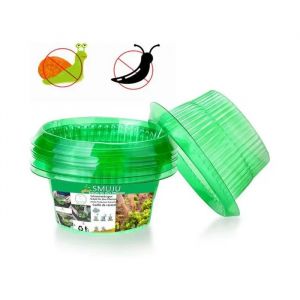 Lot De 12 Colliers Anti-Limaces &Oslash; 24 Cm Barri&egrave;re De Protection Pour Plantes Et L&eacute;gumes R&eacute;utilisable En Pet Durable