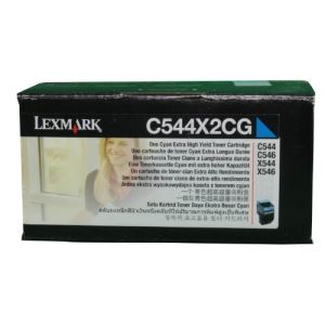 Image de Lexmark C544X2CG - Toner cyan 4000 pages