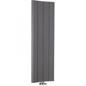Hudson Reed Radiateur aluminium design vertical – Gris clair – 160 cm x 49,5 cm - Aloa