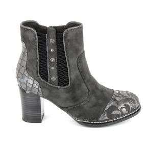 Mustang 1372-503, Bottine Chelsea Femme, Gris foncé, 38 EU