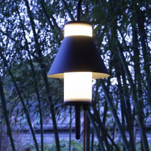 Martinelli luce Suspension Pistillo Outdoor / H 70 cm blanc en m&eacute;tal/mati&egrave;re plastique