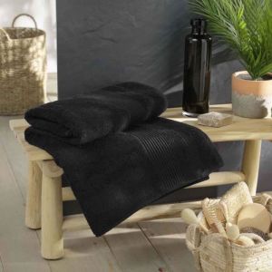 Image de Drap De Bain "tendresse" 90x150cm Noir Prix