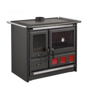 Cuisini&egrave;re &agrave; bois 11kw noir anthracite - Nordica Extraflame - ROSAXXL.16ACIERNOIRANTHRA
