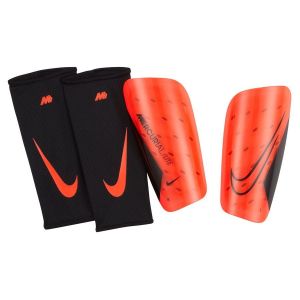 Nike Protège-Tibias Mercurial Lite Ready - Rouge/Noir, pointure Small/140-150cm - Rouge - Taille Small/140-150cm