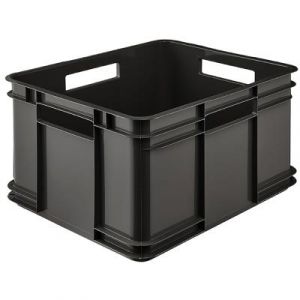 Keeeper Boîte de rangement EURO-BOX, collection Bruno ECO, taille XL, 43 x 35 x 24 cm, Eco Bleu
