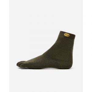 Vibram Fivefingers Vibram Five Fingers Wool-Blend Crew (SV) - Chaussettes en laine mérinos Dark Green S (34 - 37)