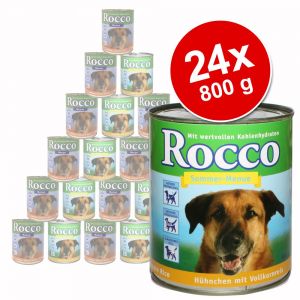 Rocco Menu - Paté pour chien : volaille, légumes, riz (6 x 800 g)