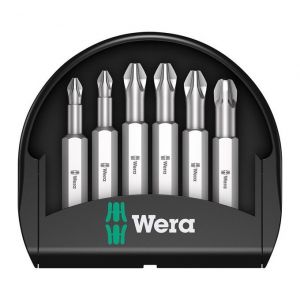 Wera Set 6 mini embouts de 50 mm PZ VE 20