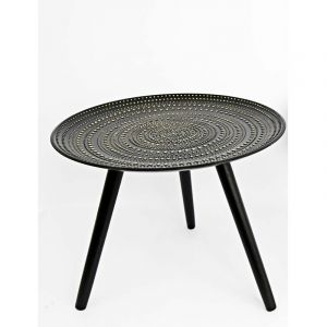 Image de Urban living Table d'appoint ethnique 41 cm