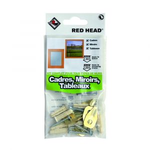 Image de Red Head Kit chevilles à expansion cadre, miroir et tableau, Diam.6 x L.25 mm