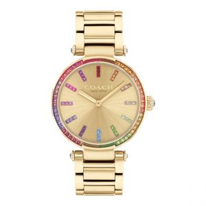 Coach Montre Femme Cary - 14504271 Bracelet Acier Dor&eacute;